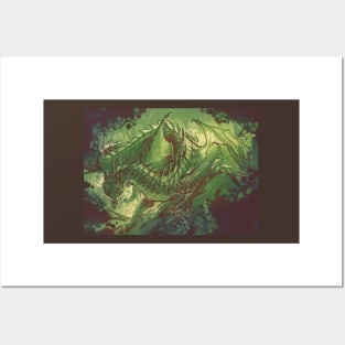 Green Dragon Posters and Art